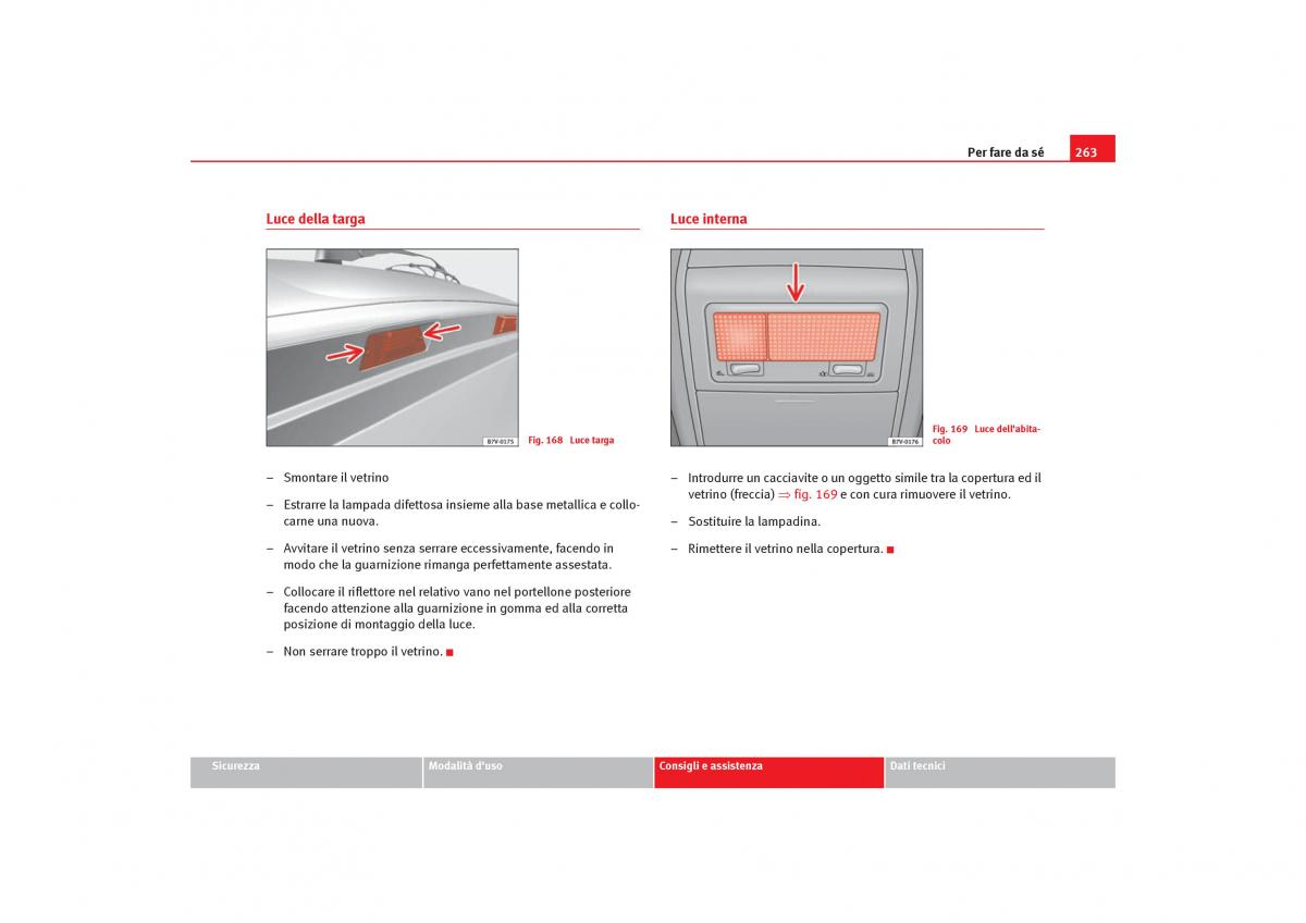 Seat Alhambra I 1 manuale del proprietario / page 265