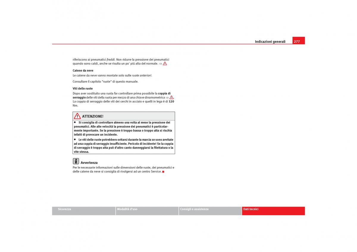 Seat Alhambra I 1 manuale del proprietario / page 279