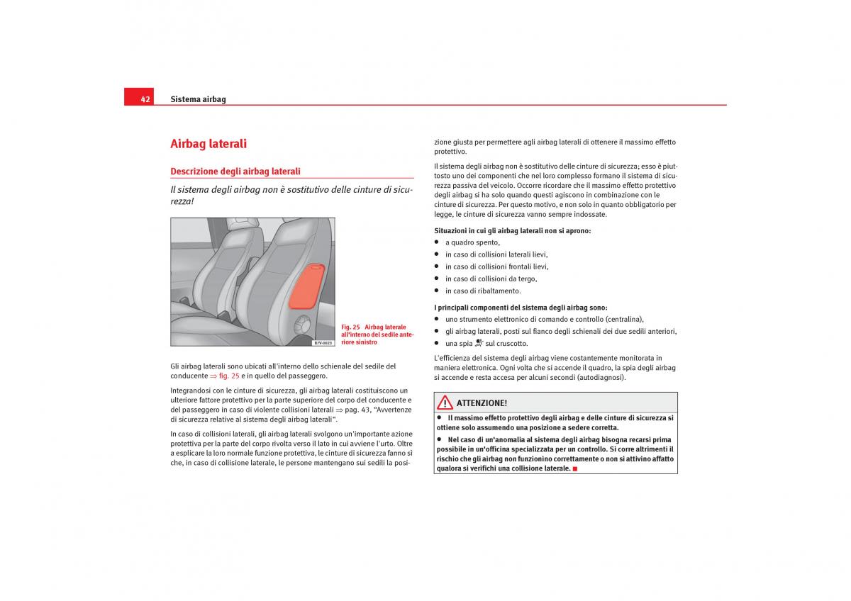 Seat Alhambra I 1 manuale del proprietario / page 44