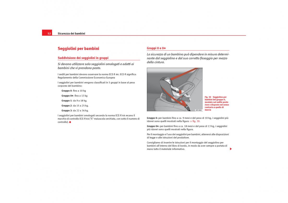 Seat Alhambra I 1 manuale del proprietario / page 54