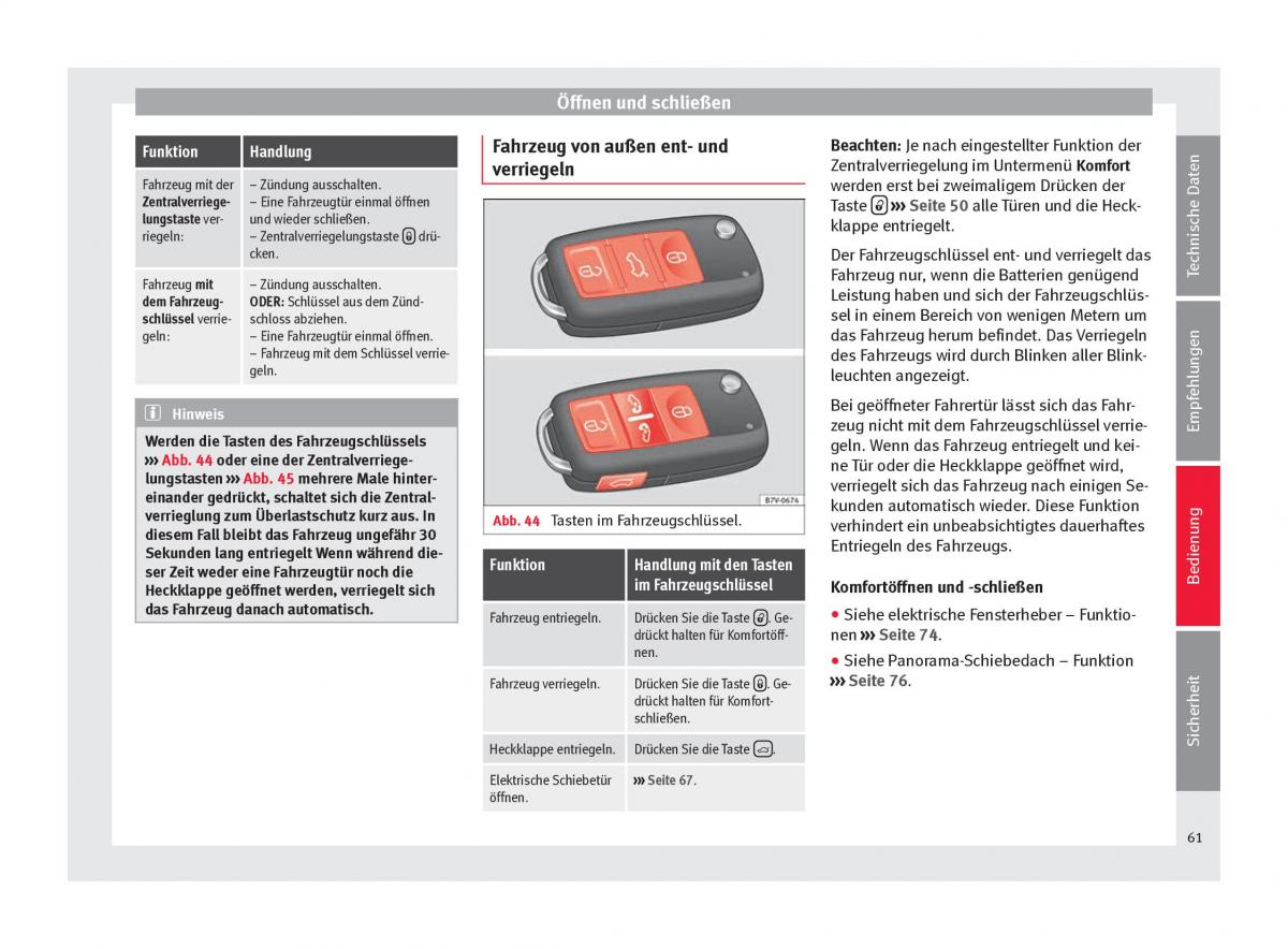 Seat Alhambra II 2 Handbuch / page 63