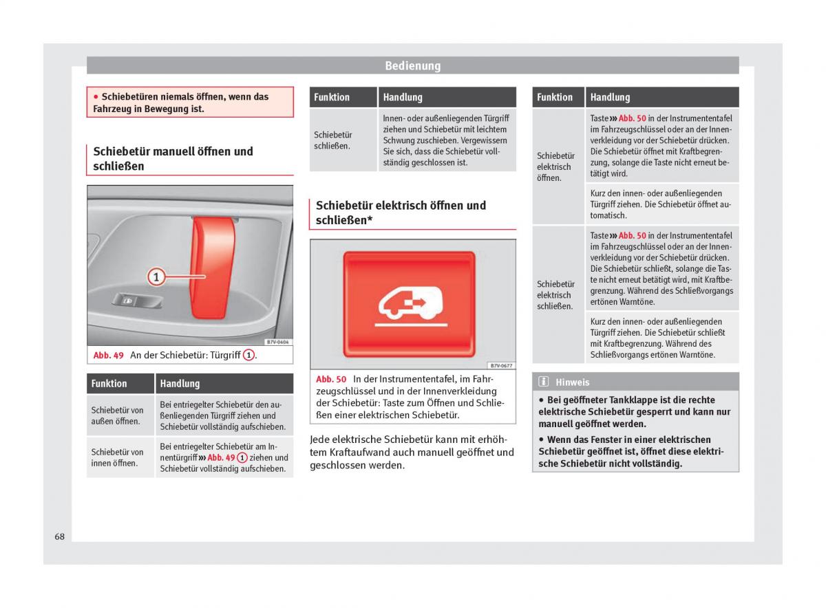 Seat Alhambra II 2 Handbuch / page 70