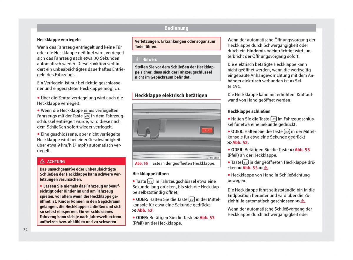 Seat Alhambra II 2 Handbuch / page 74