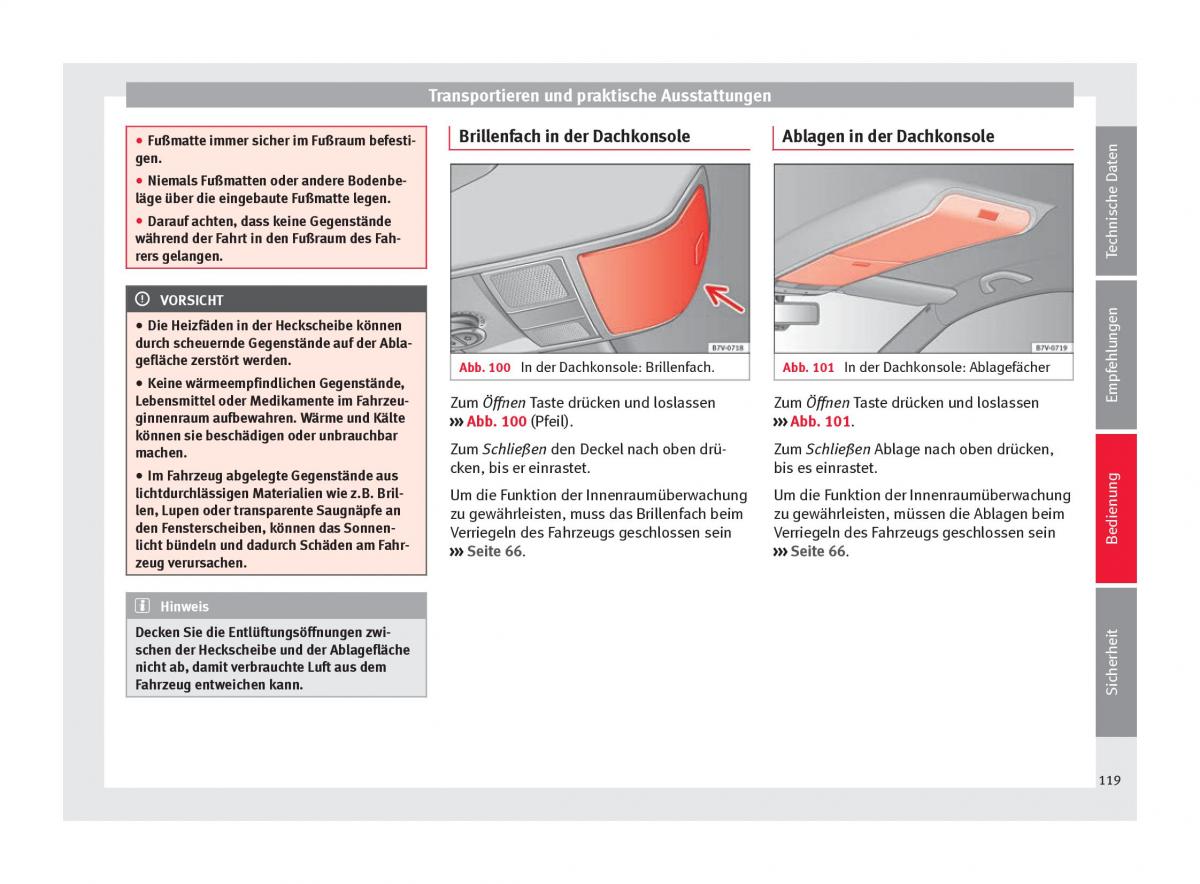 Seat Alhambra II 2 Handbuch / page 121