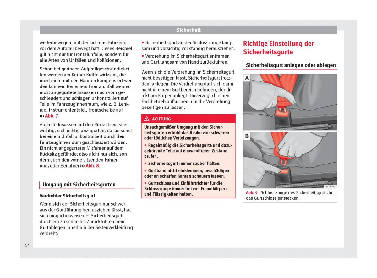 Seat Alhambra II 2 Handbuch / page 16