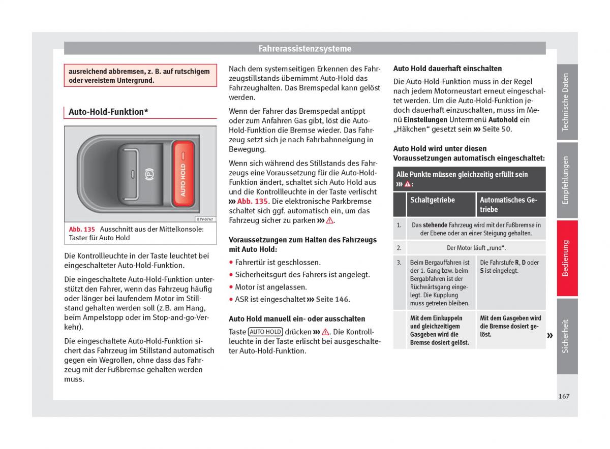 Seat Alhambra II 2 Handbuch / page 169