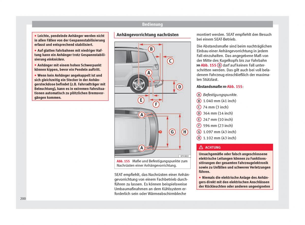 Seat Alhambra II 2 Handbuch / page 202