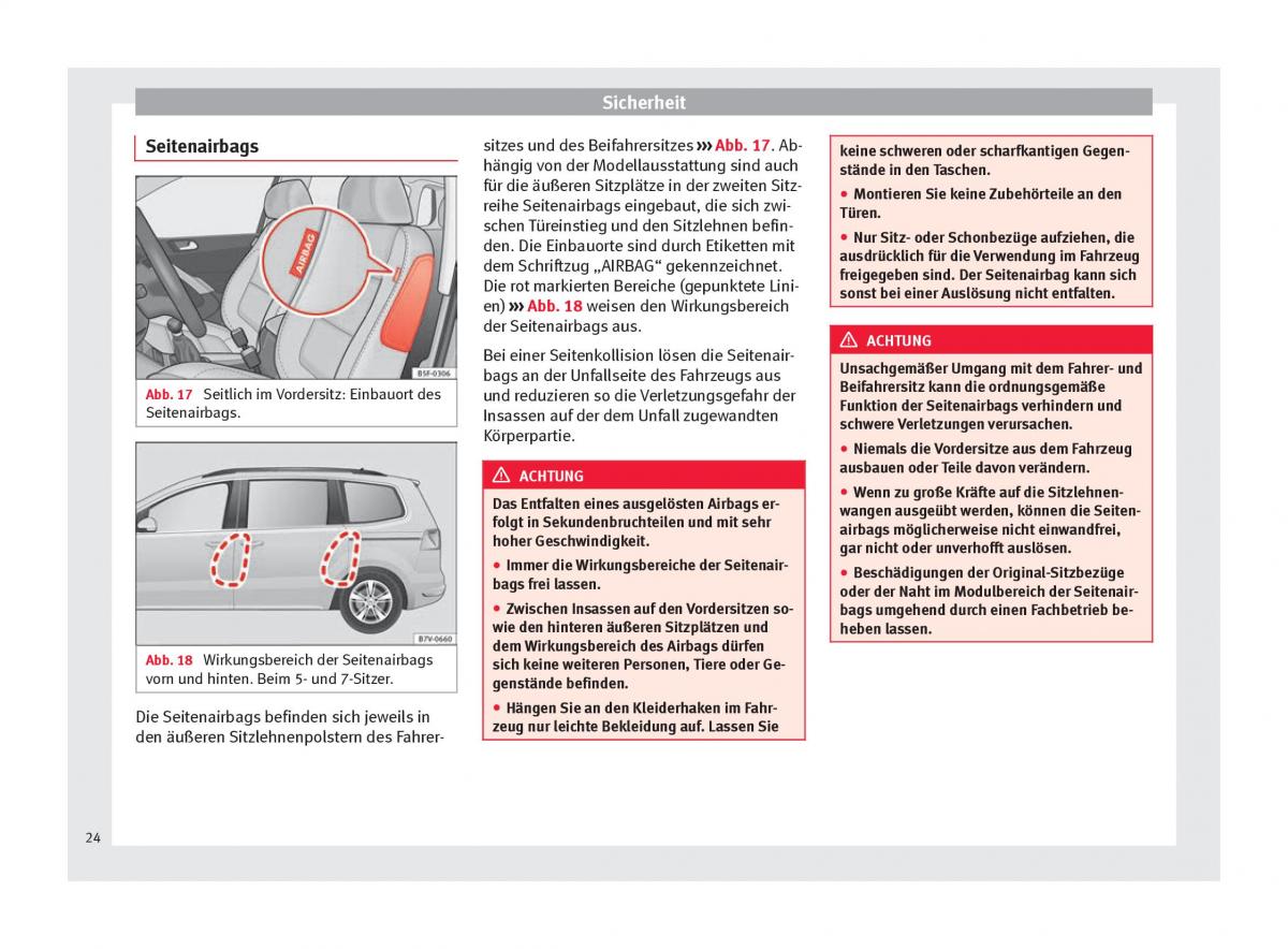 Seat Alhambra II 2 Handbuch / page 26