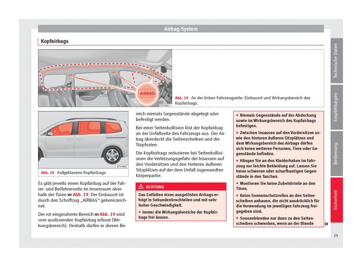 Seat Alhambra II 2 Handbuch / page 27