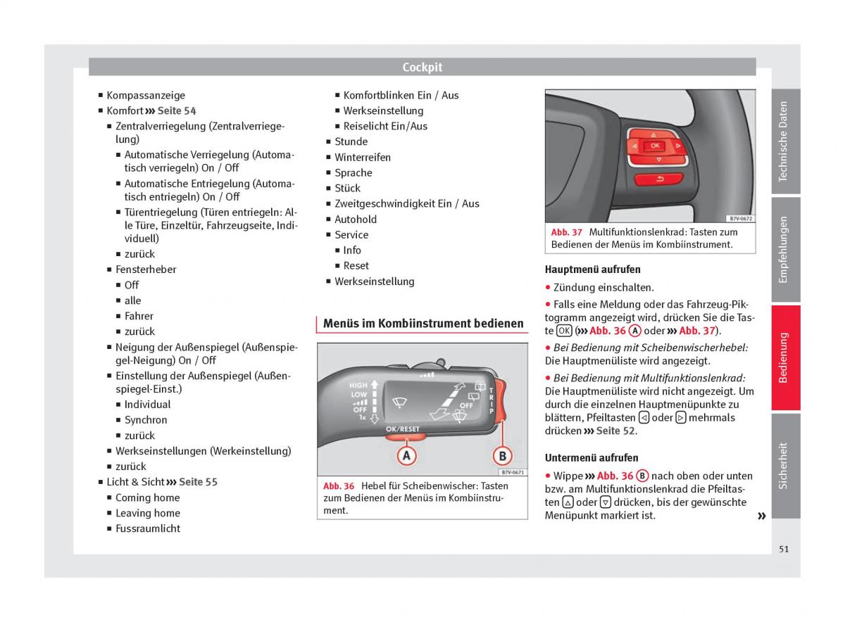 Seat Alhambra II 2 Handbuch / page 53