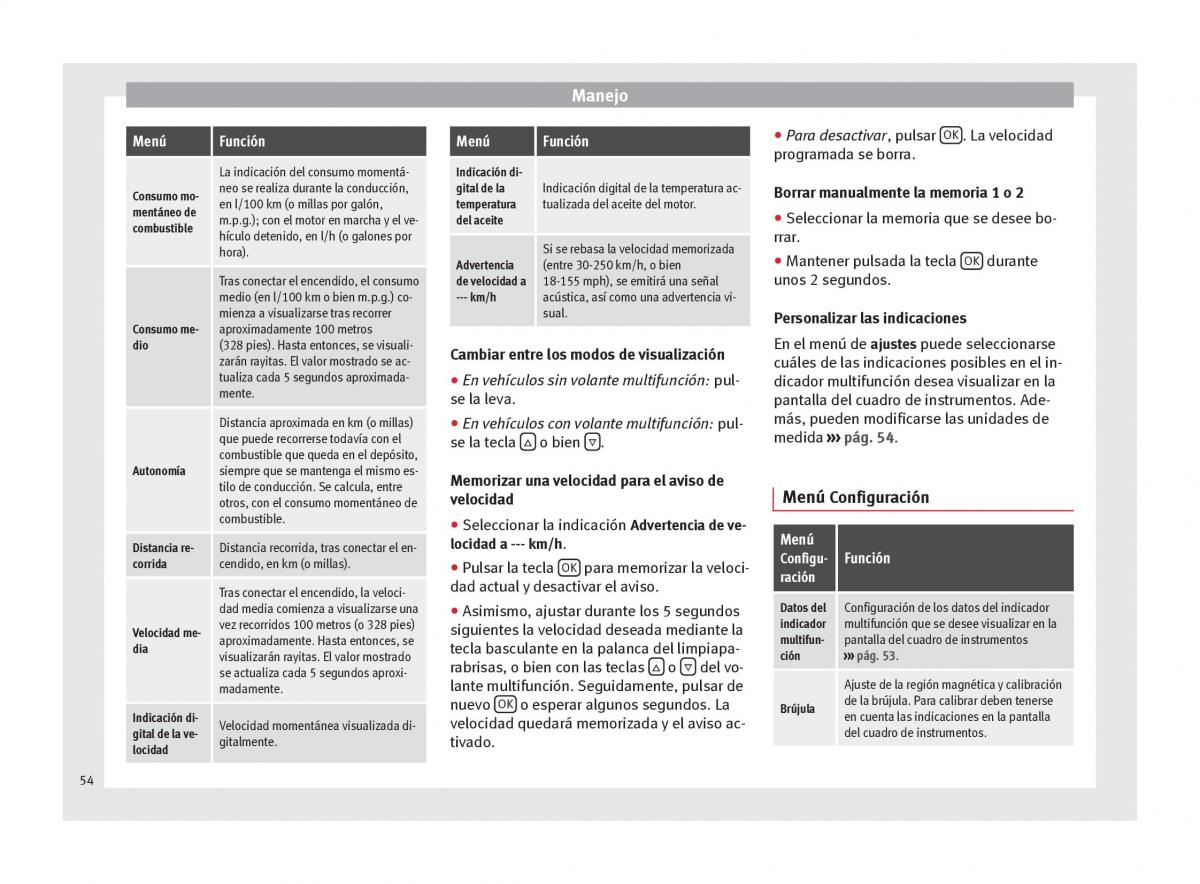 Seat Alhambra II 2 manual del propietario / page 56