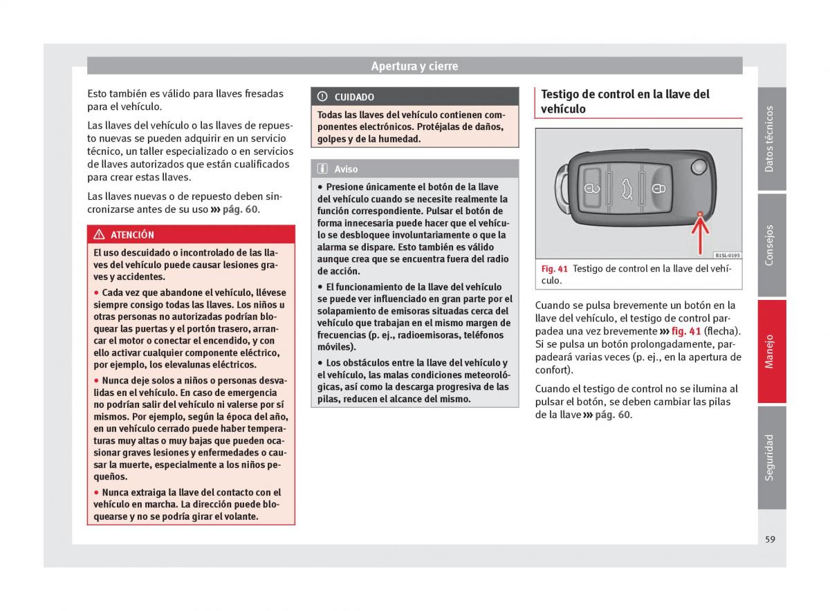 Seat Alhambra II 2 manual del propietario / page 61