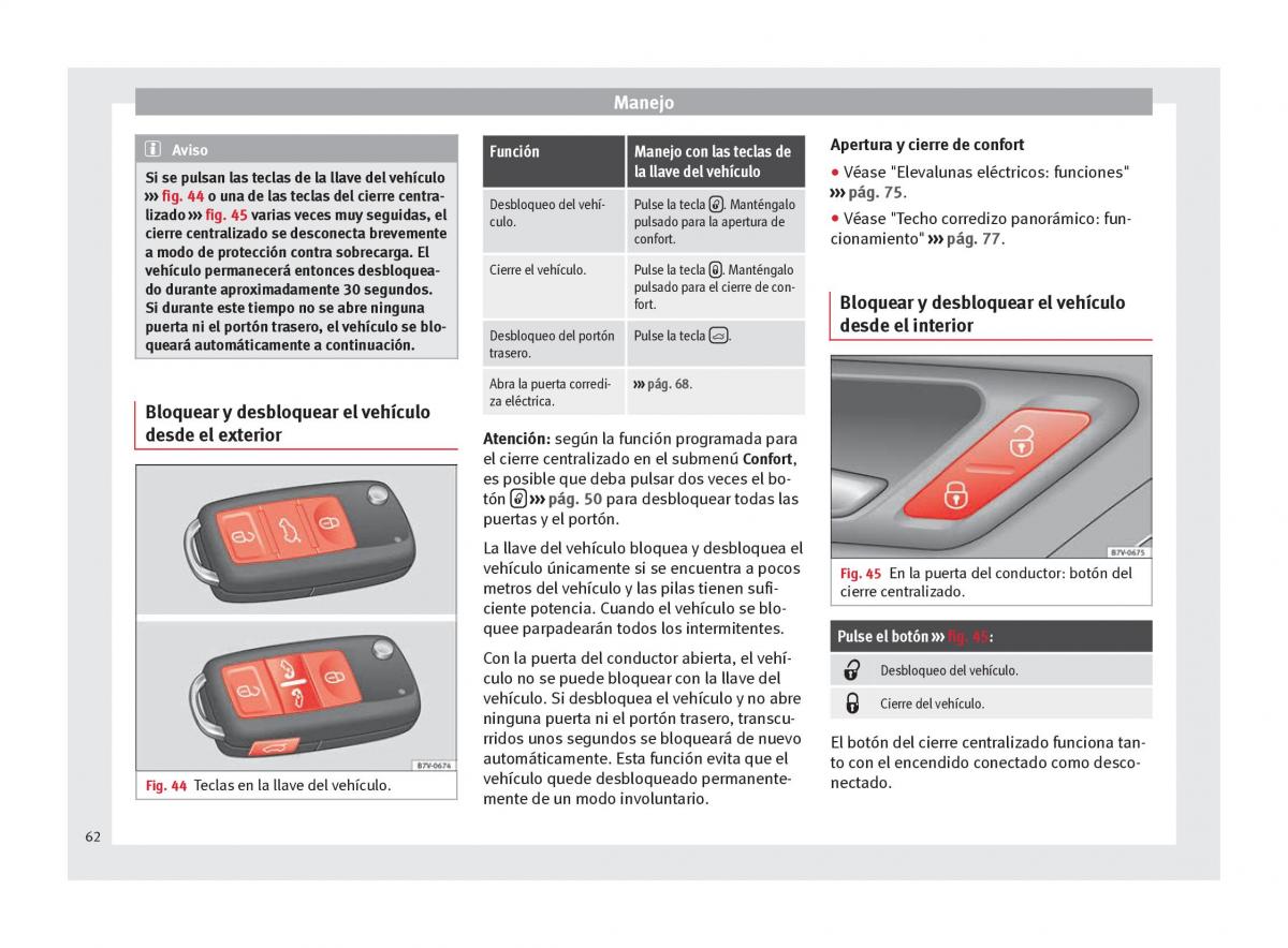 Seat Alhambra II 2 manual del propietario / page 64