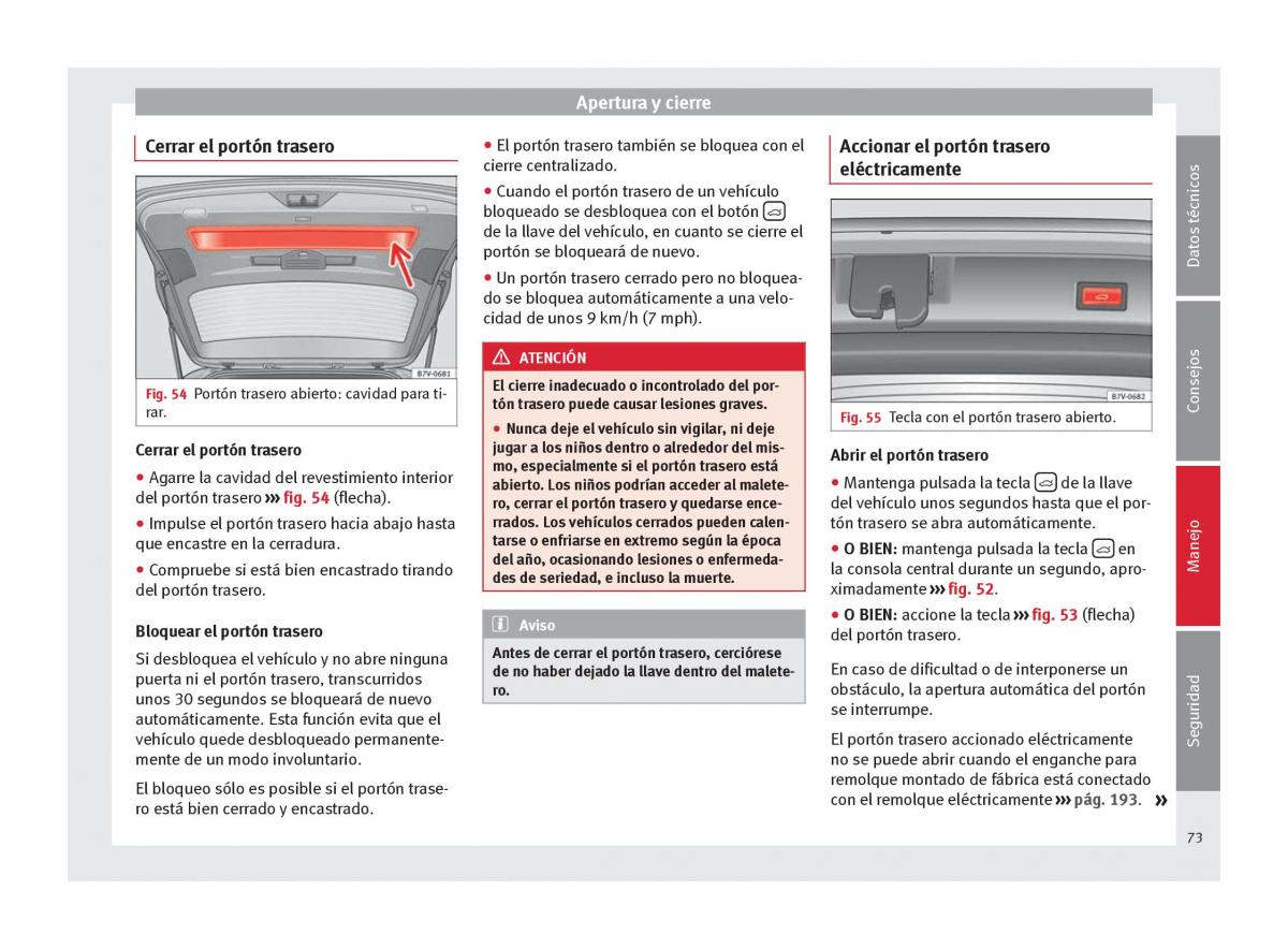 Seat Alhambra II 2 manual del propietario / page 75