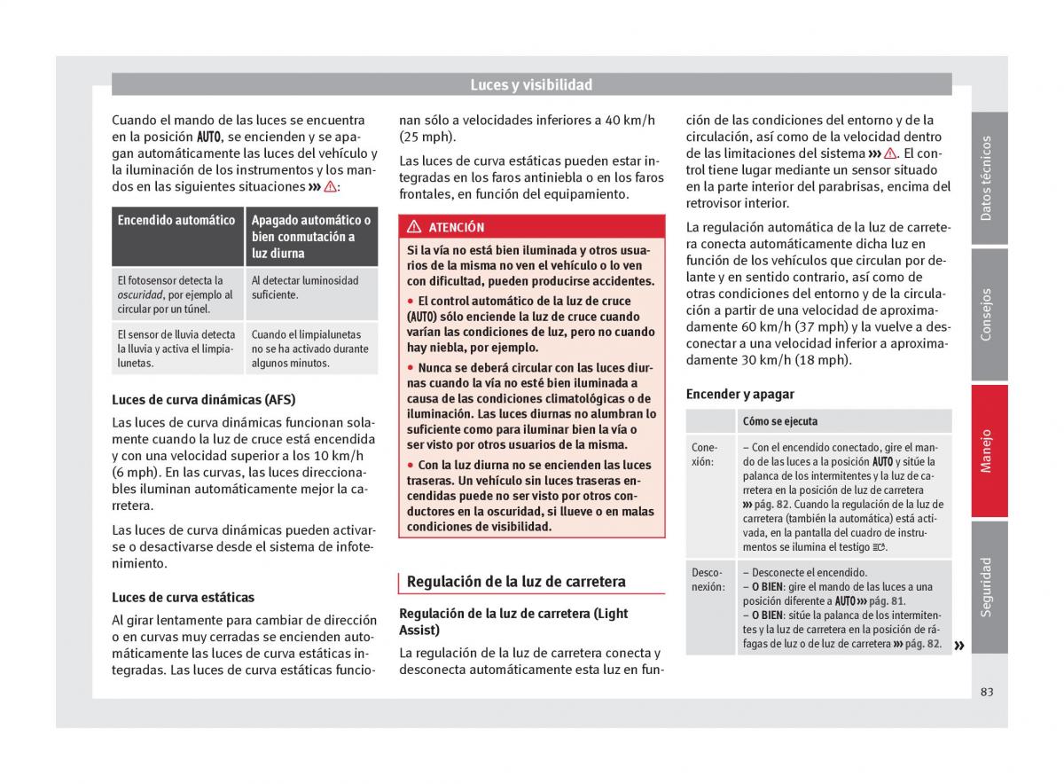 Seat Alhambra II 2 manual del propietario / page 85