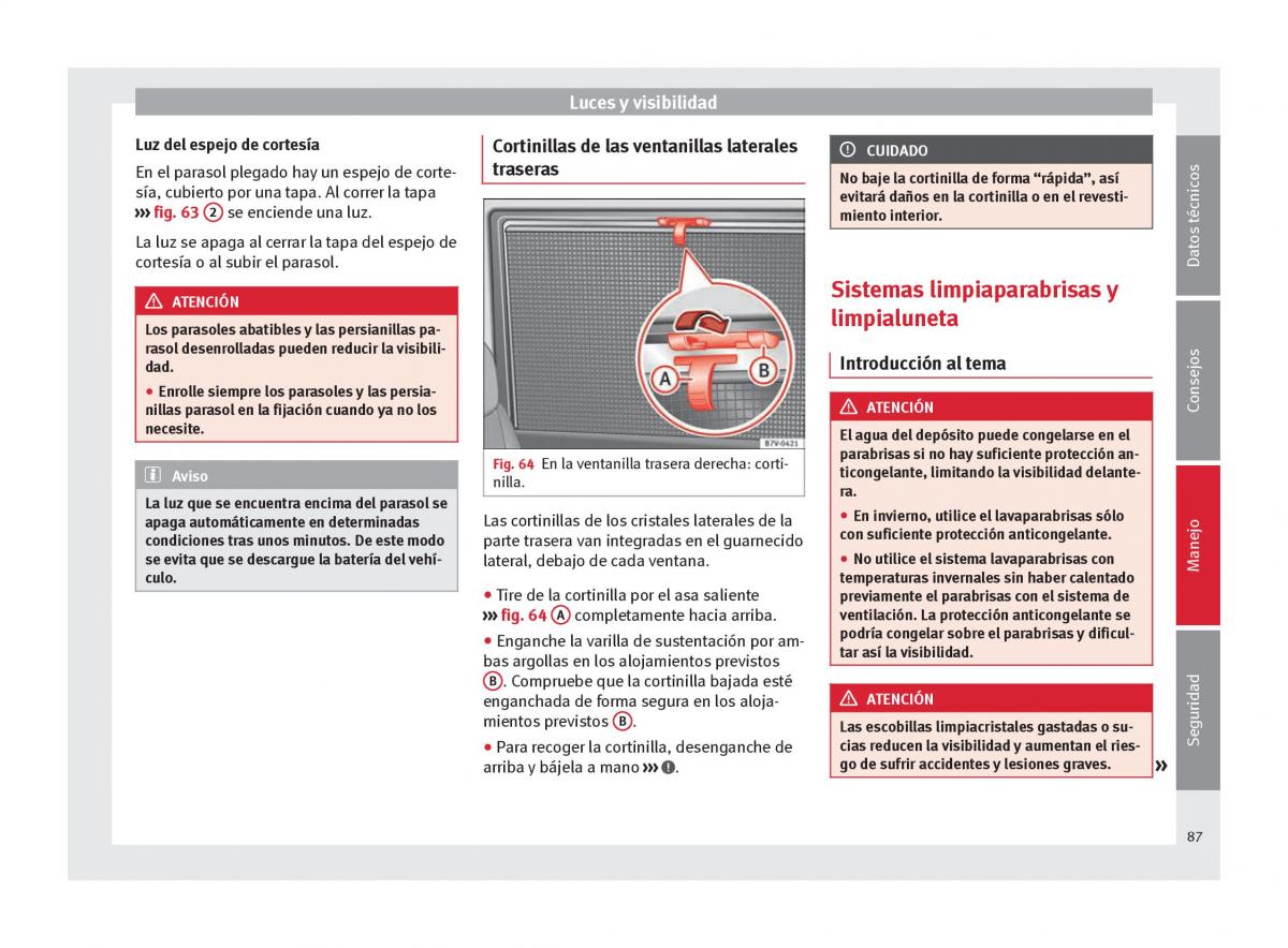 Seat Alhambra II 2 manual del propietario / page 89