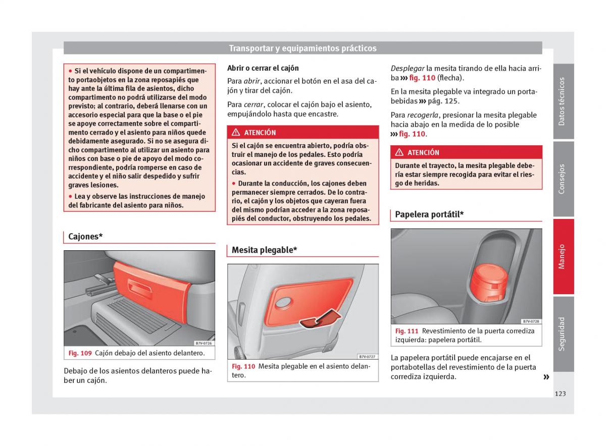 Seat Alhambra II 2 manual del propietario / page 125