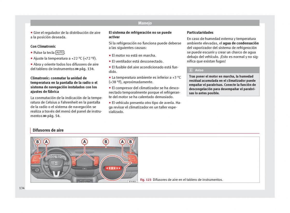 Seat Alhambra II 2 manual del propietario / page 136