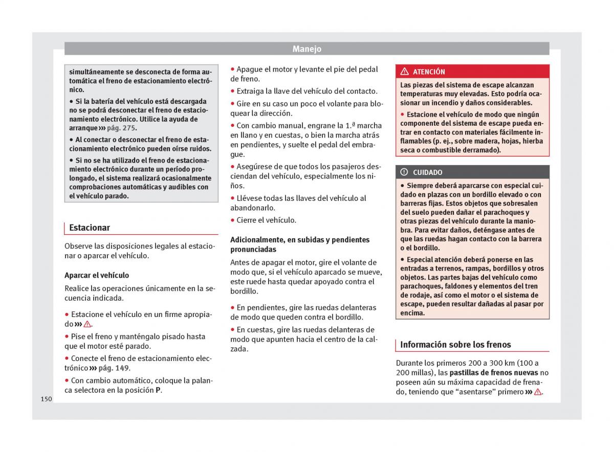 Seat Alhambra II 2 manual del propietario / page 152