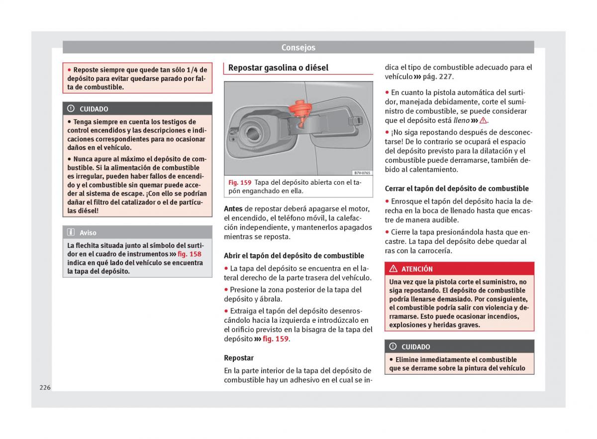 Seat Alhambra II 2 manual del propietario / page 228