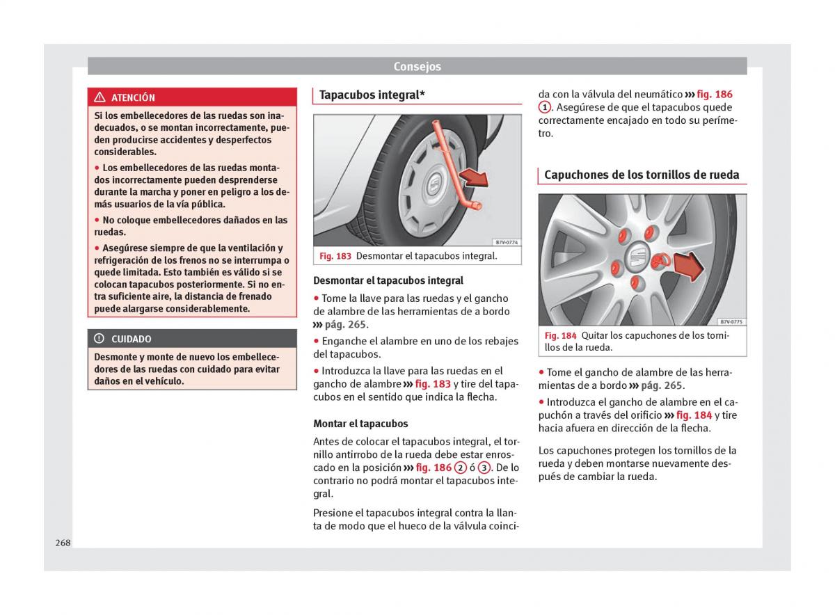 Seat Alhambra II 2 manual del propietario / page 270