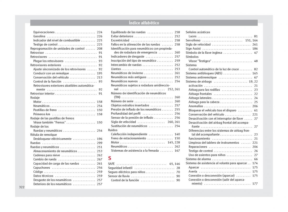 Seat Alhambra II 2 manual del propietario / page 324