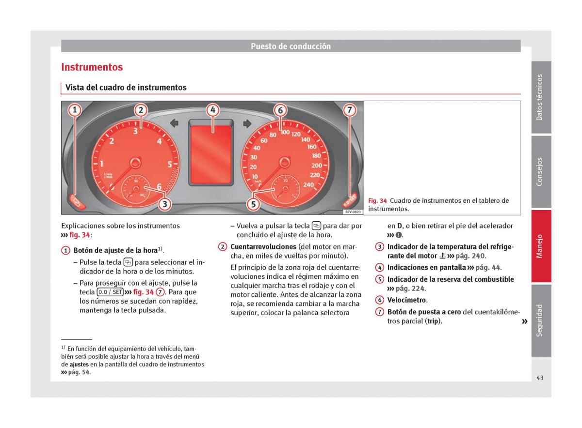 Seat Alhambra II 2 manual del propietario / page 45