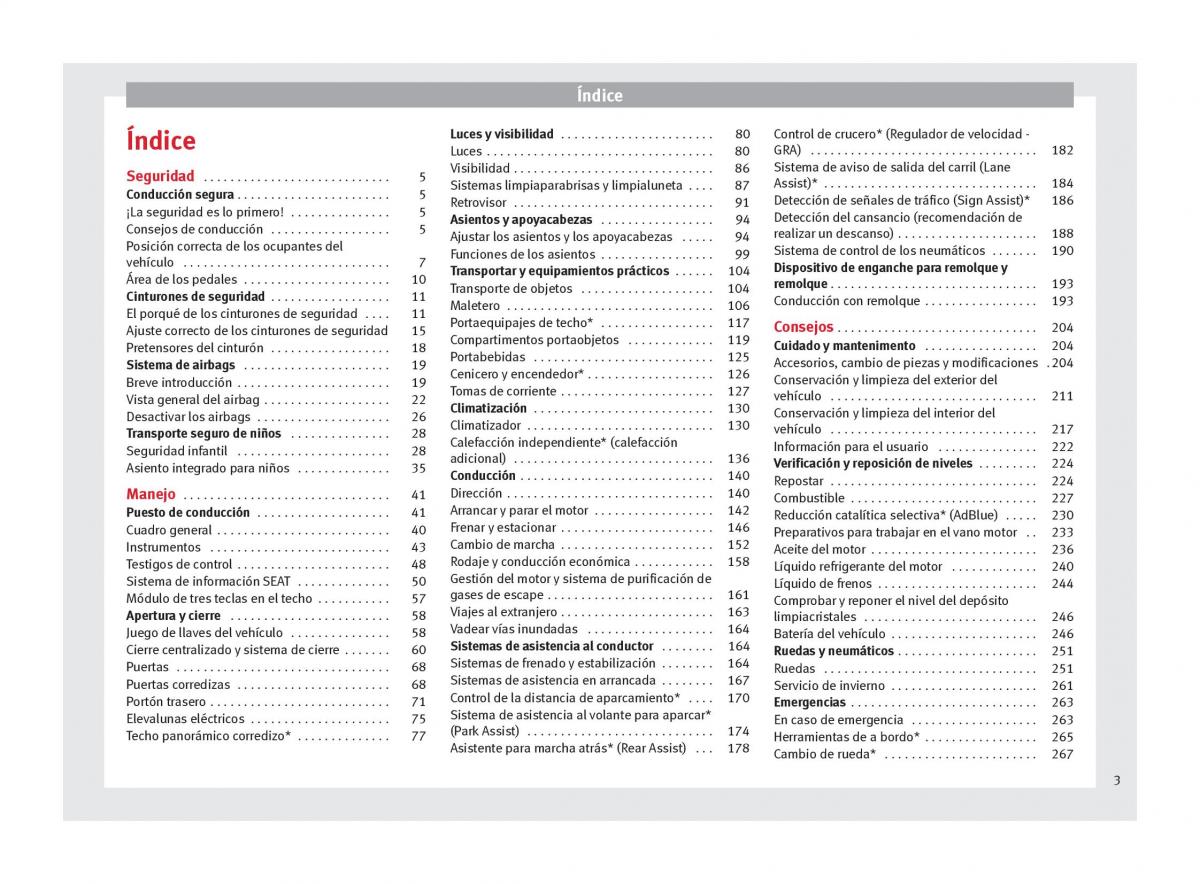 Seat Alhambra II 2 manual del propietario / page 5