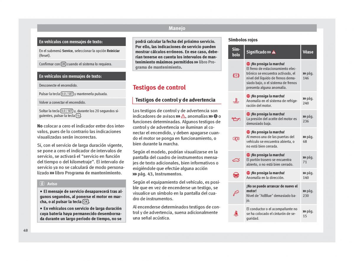 Seat Alhambra II 2 manual del propietario / page 50