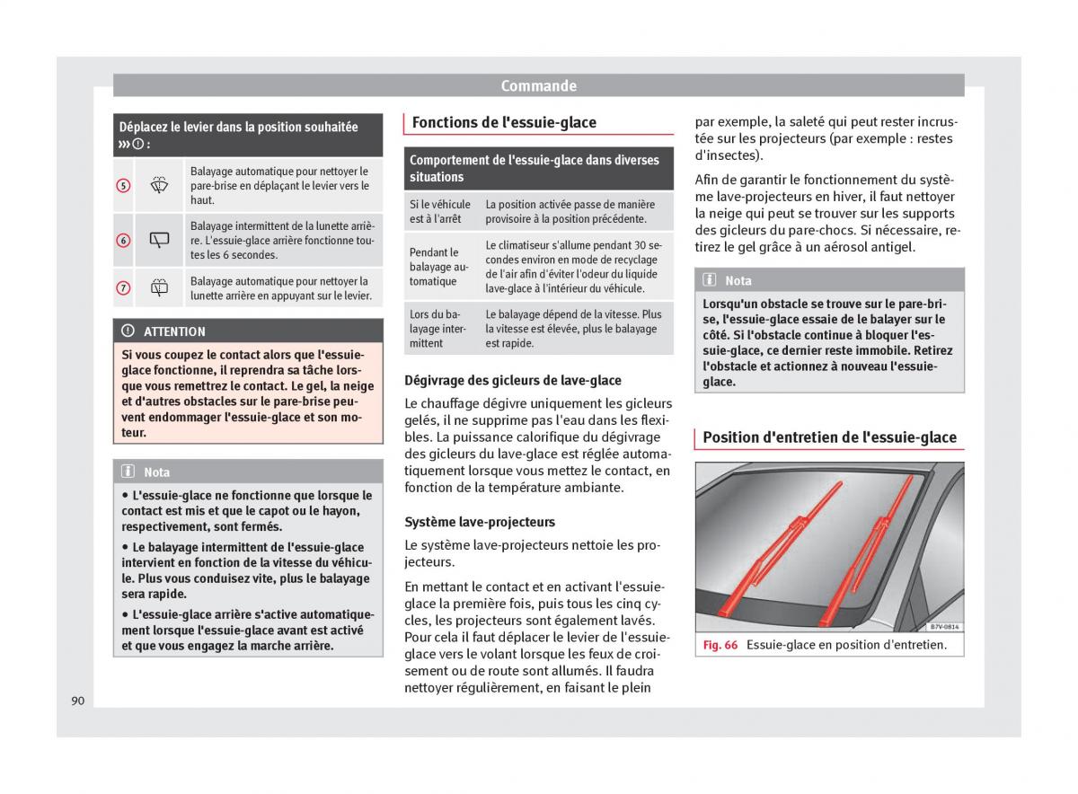 Seat Alhambra II 2 manuel du proprietaire / page 92