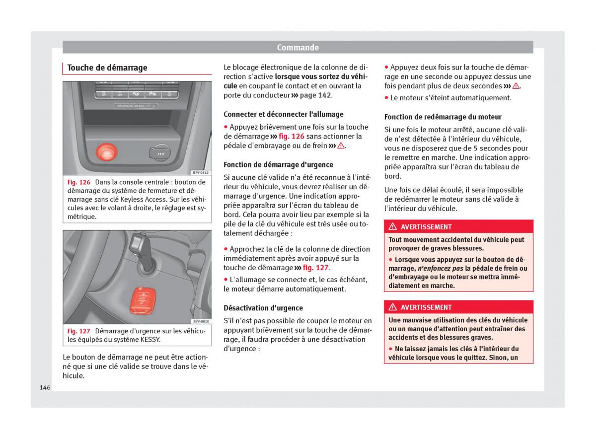 Seat Alhambra II 2 manuel du proprietaire / page 148