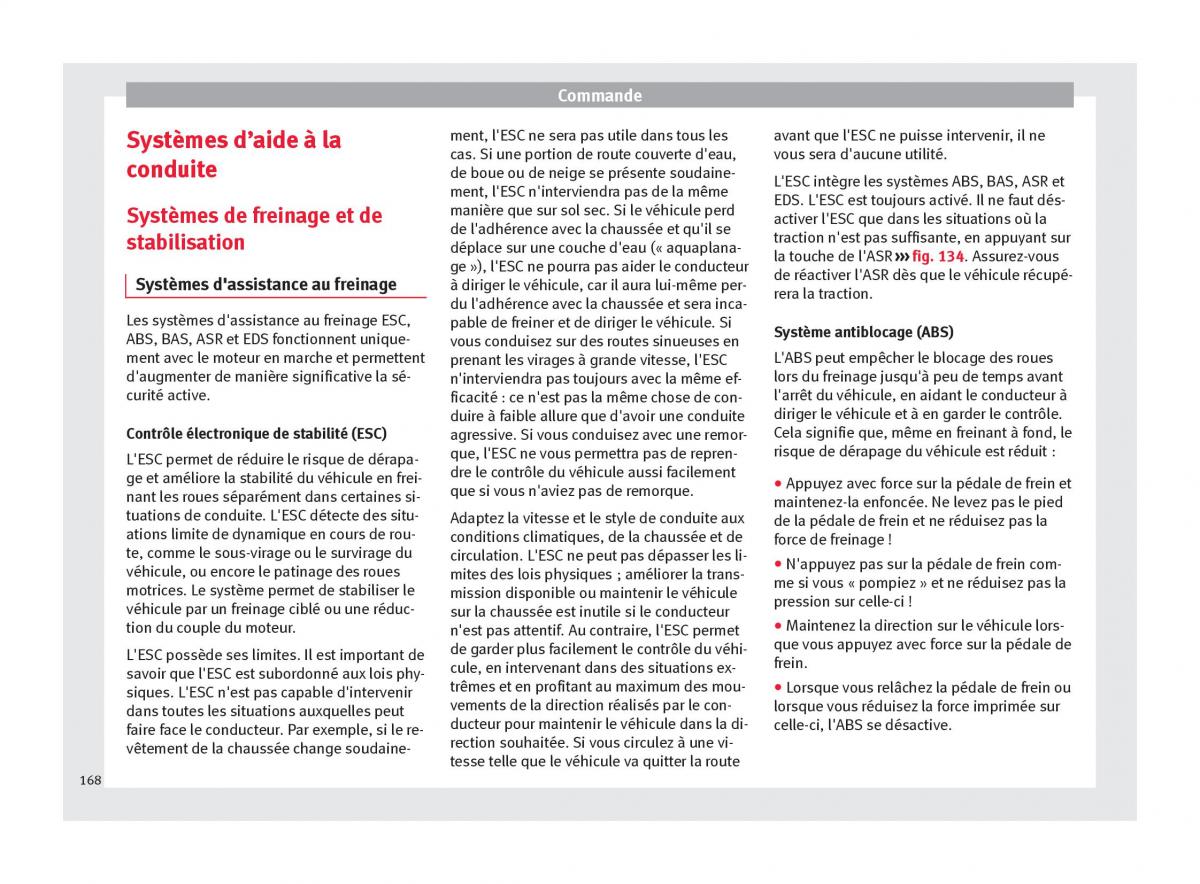 Seat Alhambra II 2 manuel du proprietaire / page 170