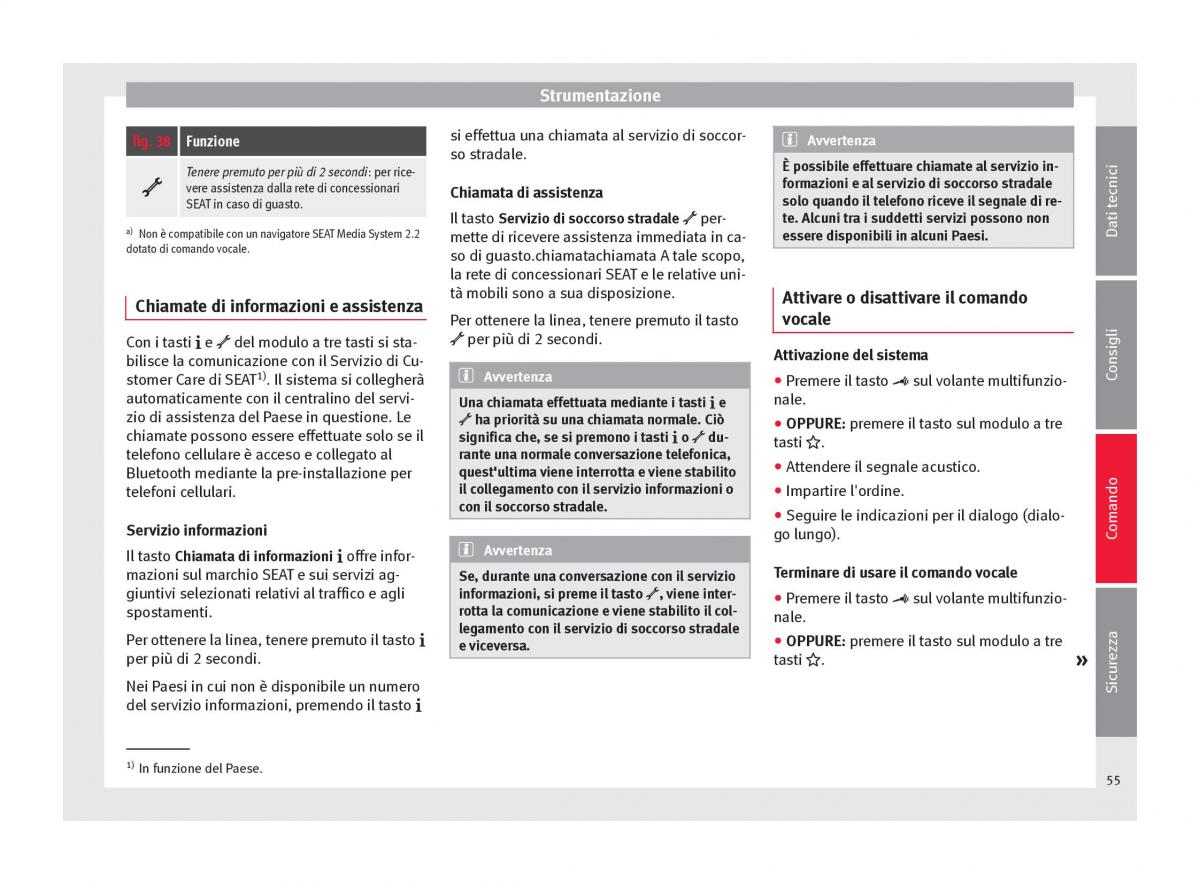 Seat Alhambra II 2 manuale del proprietario / page 57