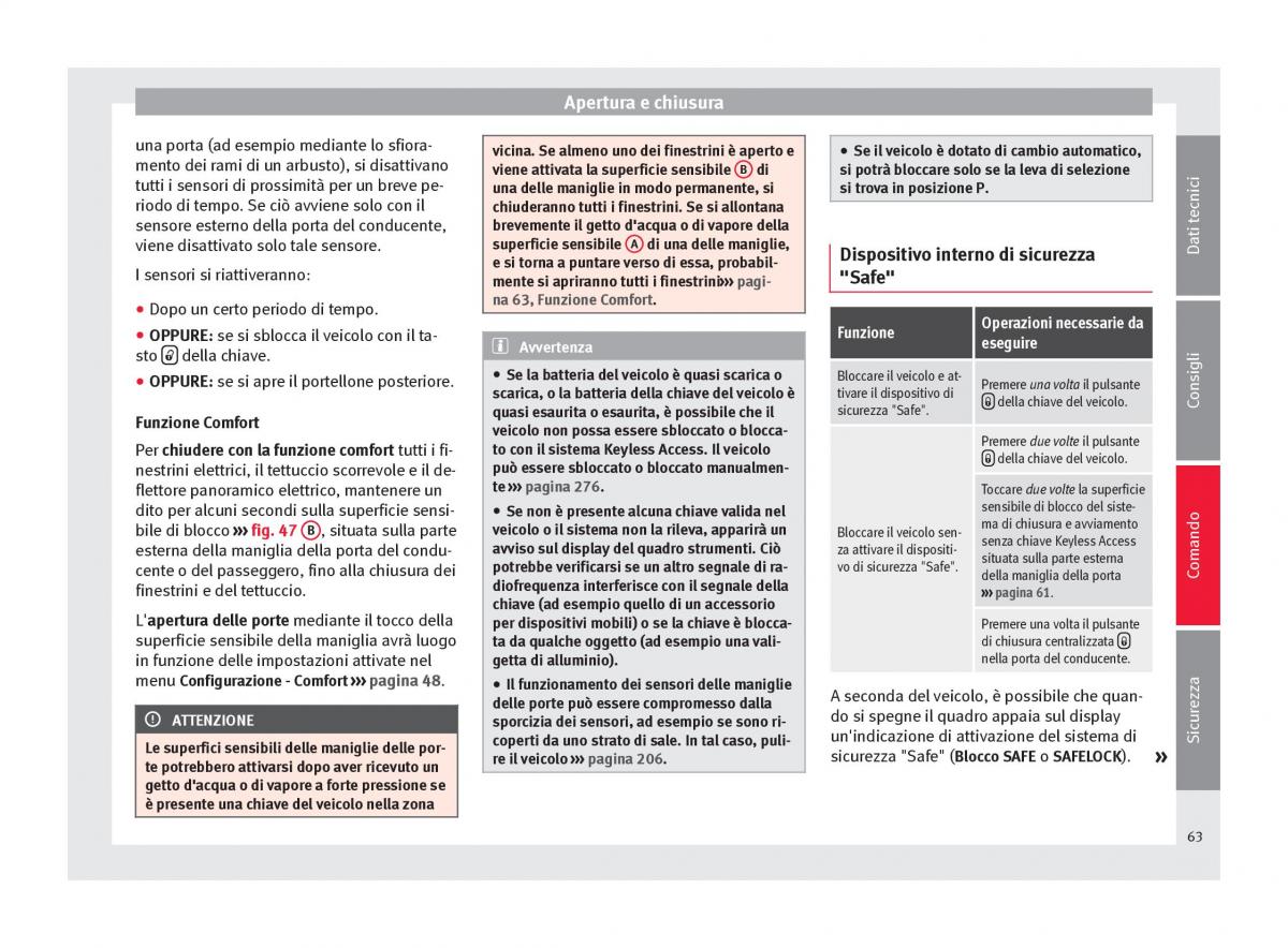 Seat Alhambra II 2 manuale del proprietario / page 65