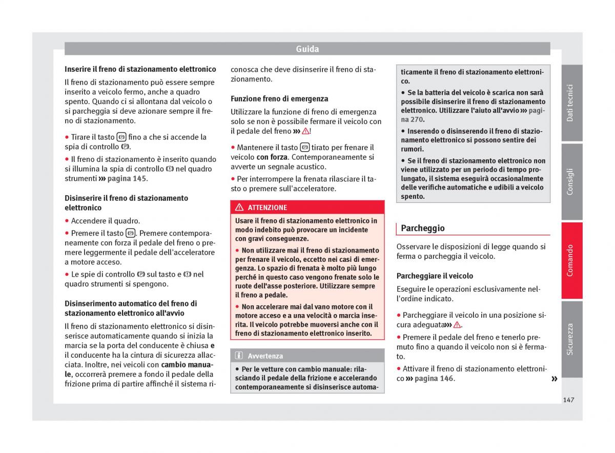 Seat Alhambra II 2 manuale del proprietario / page 149