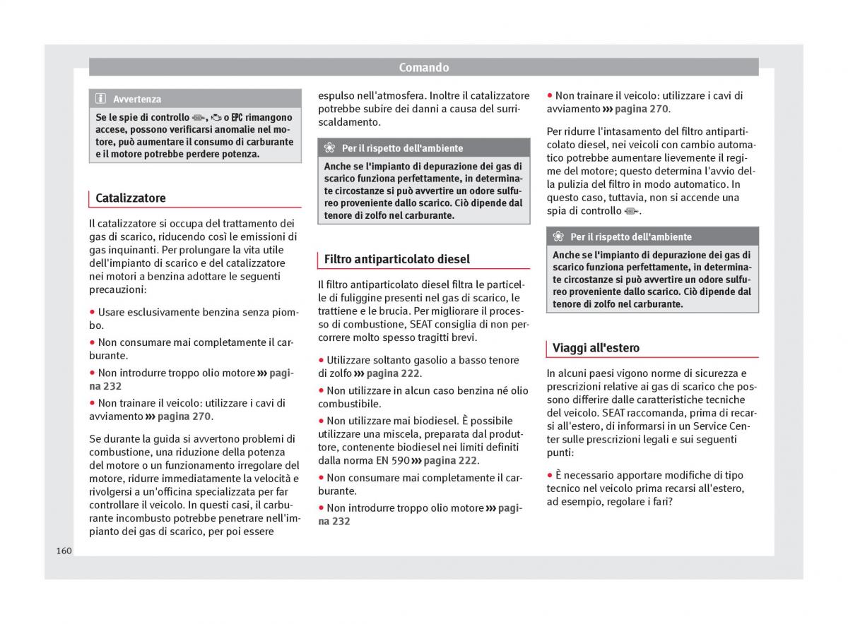 Seat Alhambra II 2 manuale del proprietario / page 162