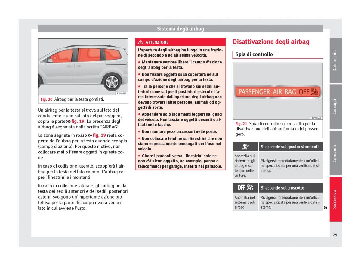 Seat Alhambra II 2 manuale del proprietario / page 27