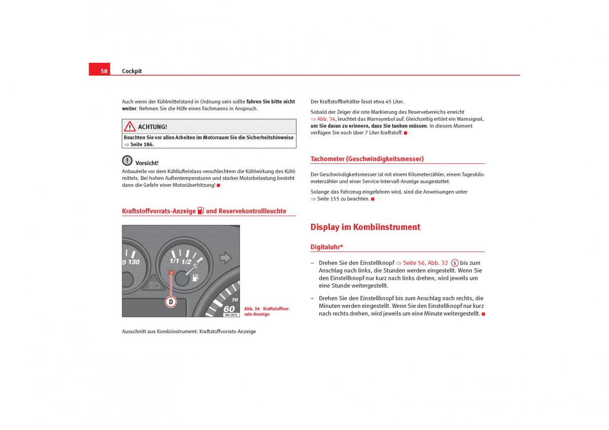 Seat Cordoba II 2 Handbuch / page 60