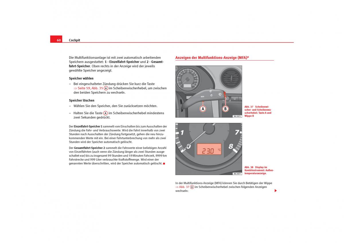 Seat Cordoba II 2 Handbuch / page 62