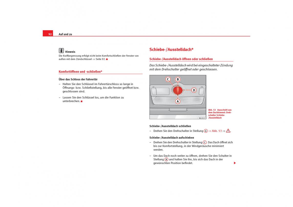 Seat Cordoba II 2 Handbuch / page 94