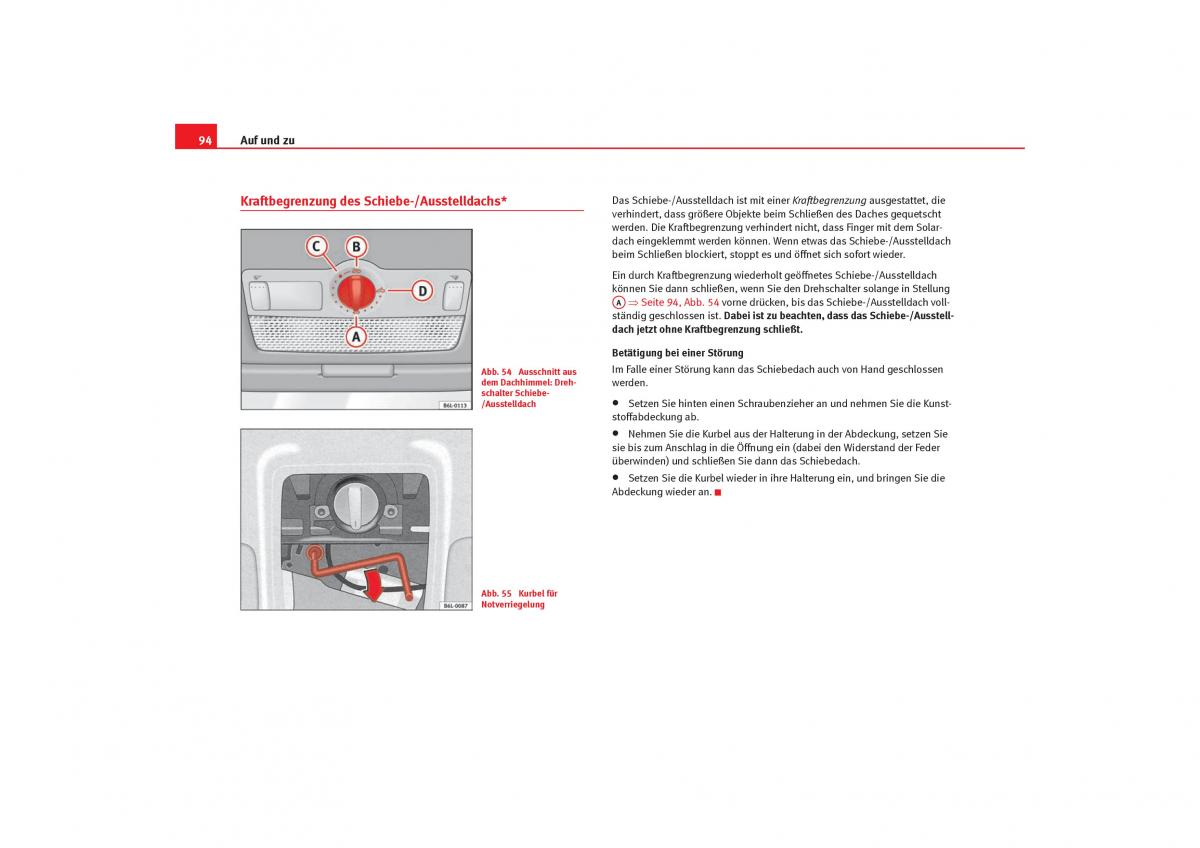 Seat Cordoba II 2 Handbuch / page 96