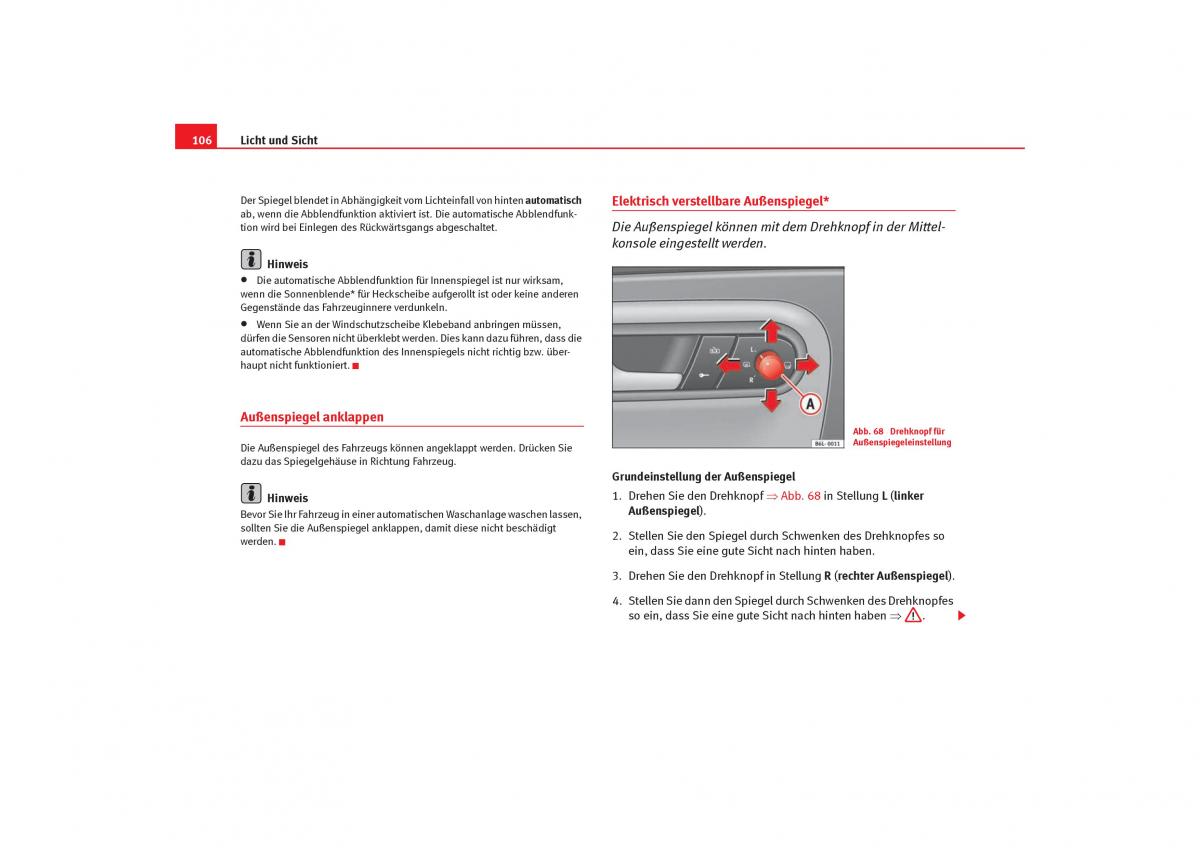 Seat Cordoba II 2 Handbuch / page 108