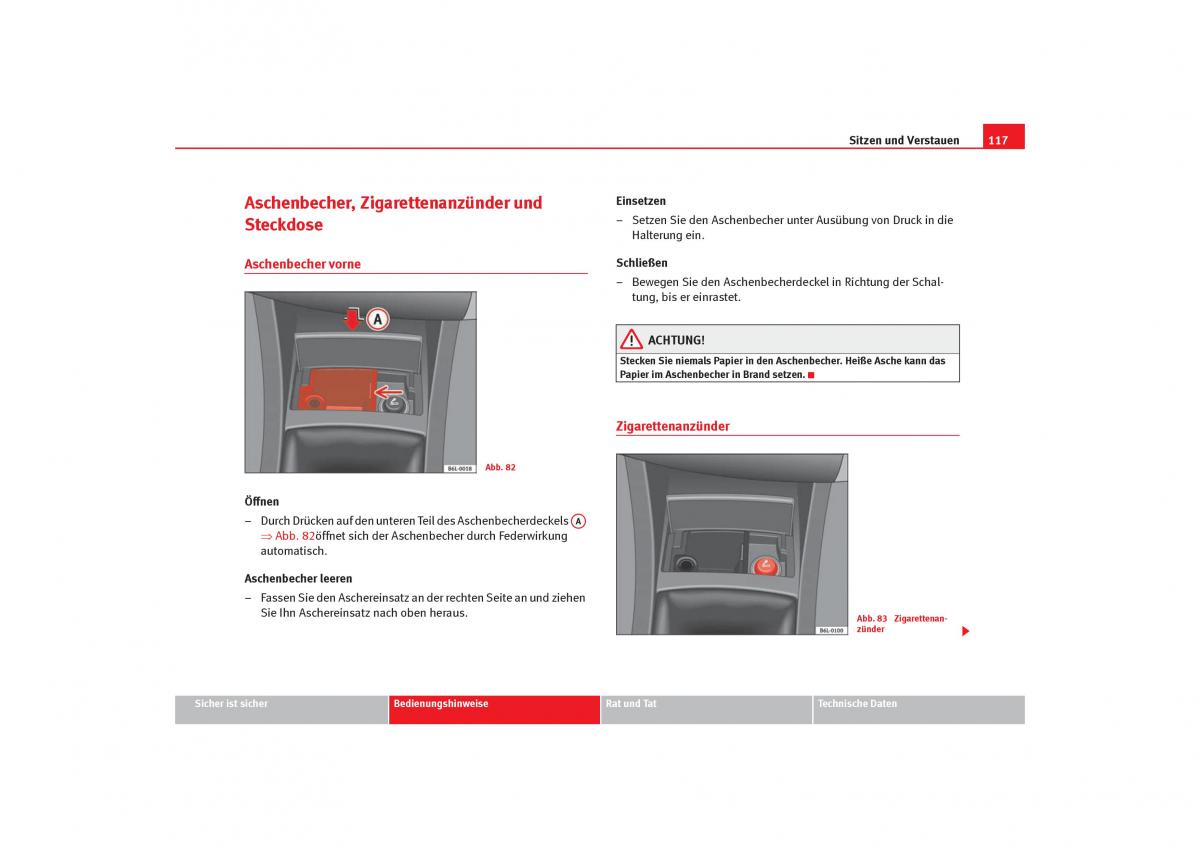 Seat Cordoba II 2 Handbuch / page 119