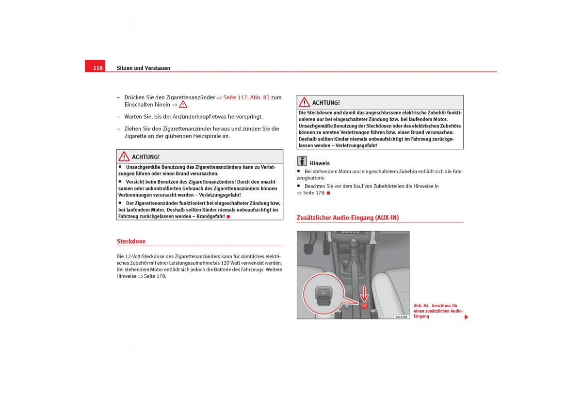 Seat Cordoba II 2 Handbuch / page 120