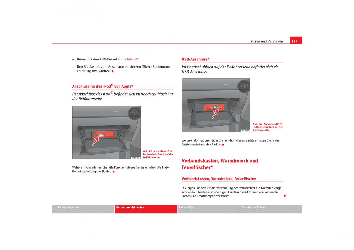 Seat Cordoba II 2 Handbuch / page 121