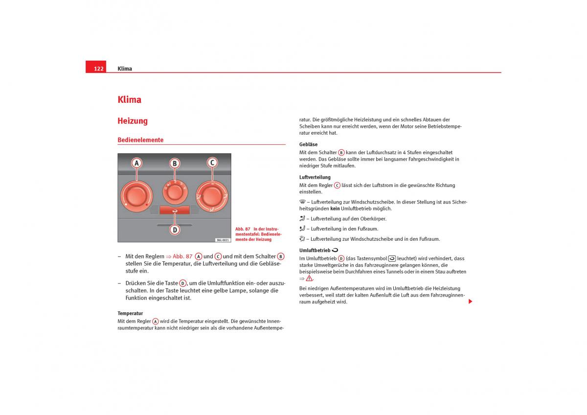 Seat Cordoba II 2 Handbuch / page 124