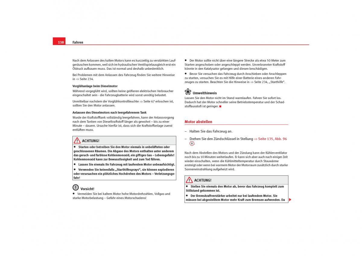 Seat Cordoba II 2 Handbuch / page 140