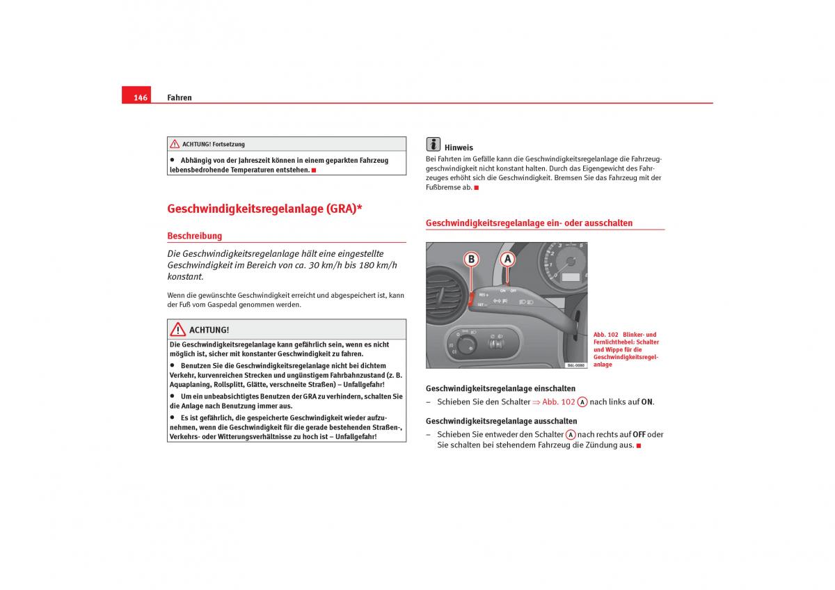 Seat Cordoba II 2 Handbuch / page 148