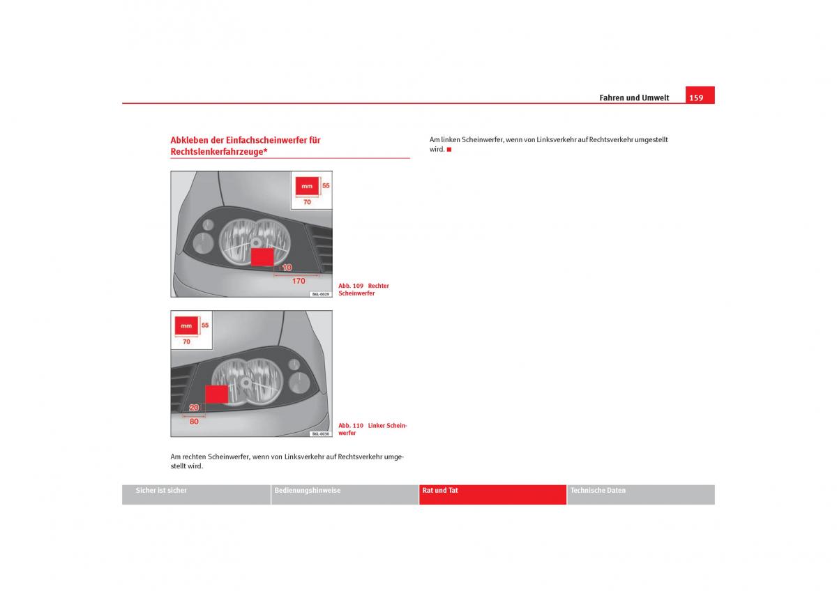 Seat Cordoba II 2 Handbuch / page 161