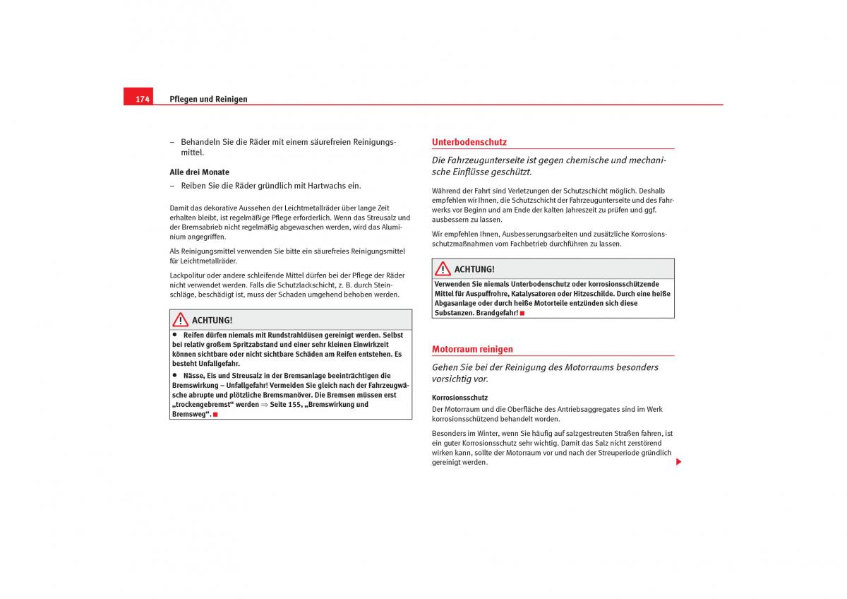 Seat Cordoba II 2 Handbuch / page 176